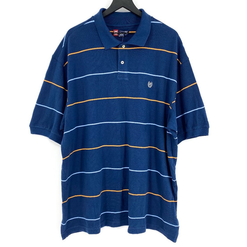 CHAPS Crest Striped Polo Shirt NWT